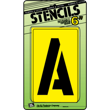 Hy-Ko 6" Number Letter & Symbol Stencils