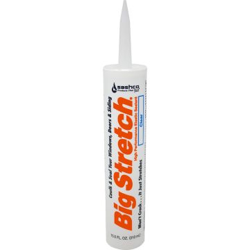 Sashco 10.5oz Clear Big Stretch Sealant