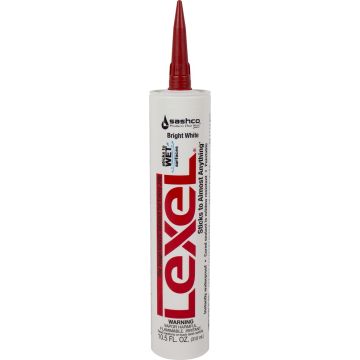Sashco 10.5oz White Lexel Sealant (High Performance)