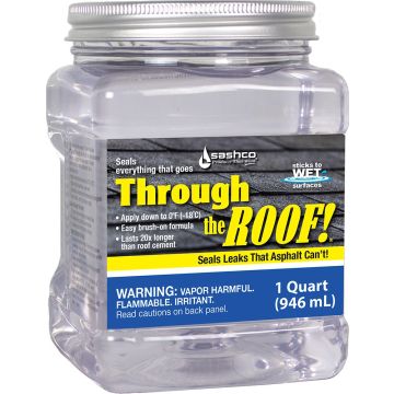 Sashco 1Qt Clear Through The Roof (High Performance)