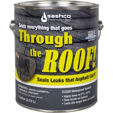 Sashco 1gal Clear Through The Roof Sealant (Low Odor)