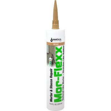 Sashco 10.5oz Beige Mor Flexx Mortar & Stucco Repair Sealant