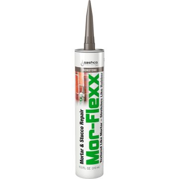 Sashco 10.5oz Ironstone Mor-Flexx Mortar & Stucco Repair Sealant