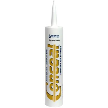 Sashco 10.5oz  Brown Tone Conceal Textured Caulk (Formerly Called Golden Mesa)