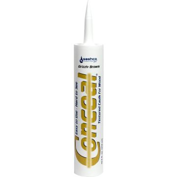 Sashco 10.5oz Grizzly Brown Conceal Textured Caulk