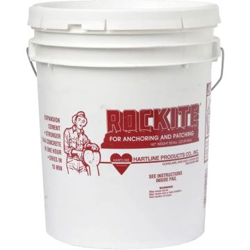 Rockite 50lb Pail Anchoring & Patching Cement