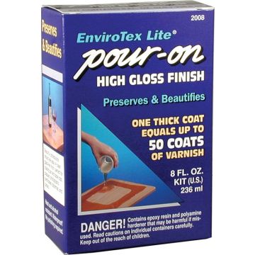 ETI 8oz High Gloss Envirotex Lite Polymer Coating Two Part Kit