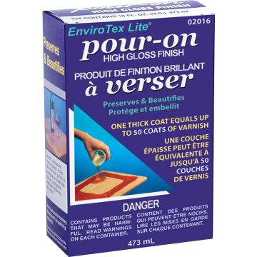 ETI 16oz High Gloss Envirotex Lite Polymer Coating Two Part Kit