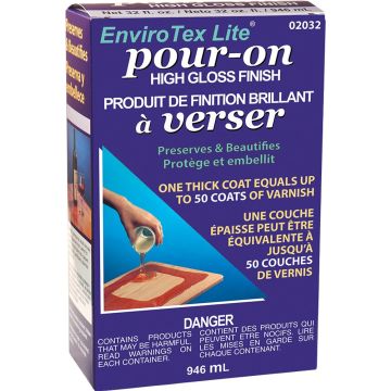 ETI 32oz High Gloss Envirotex Lite Polymer Coating Two Part Kit