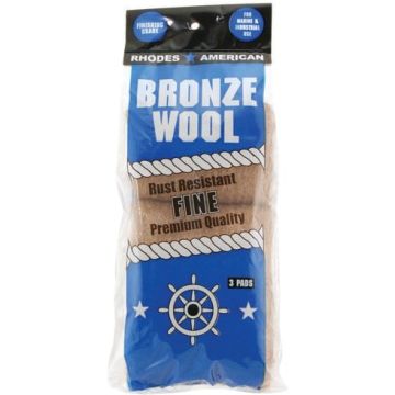 Rhodes American Fine Bronze Wool 3 Pad Poly Pack