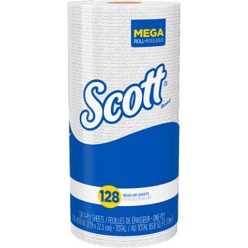 Scott White Perforated Paper Hand Towels - 128 Sheets (Case of 20)