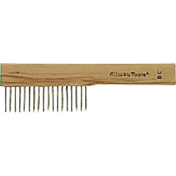 Allway Brush Comb Hardwood Handle