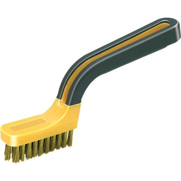 Allway Narrow Brass Stripper Brush w/Soft Grip Handle