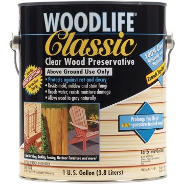 Zinsser 1G Classic Woodlife WB Clear Wood Preservative
