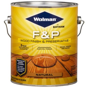 Wolman 1gal F & P Natural Wood Finish & Preservative