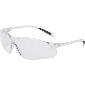 Honeywell Clear Frame Clear Lens Wrap Around Safety Glasses