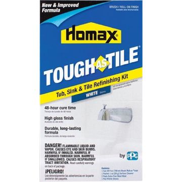 Homax White Tough As Tile Tub & Sink 1 Part Epoxy Brush On Finish