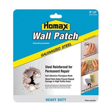Homax 8" x 8" Metal Wall Patch w/ Self Adhesive Mesh