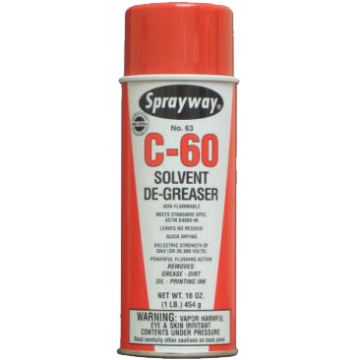Sprayway C-60 16 oz. Net Solvent Cleaner Degreaser