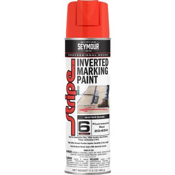 Seymour 20oz (17oz Fill) Fluorescent Red Stripe Inverted Tip Marker
