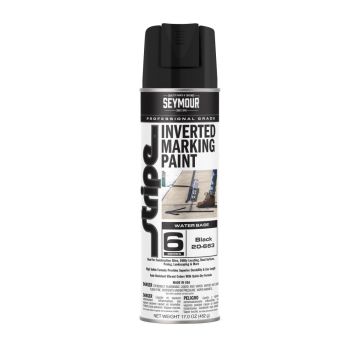 Seymour 20 oz. (17 oz. Fill) Black Asphalt Stripe Inverted Tip Marker