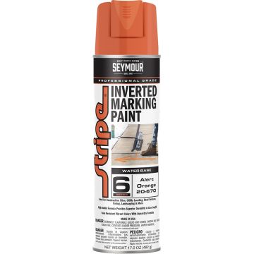 Seymour 20oz (17oz Fill) Alert Orange Stripe Inverted Tip Marker