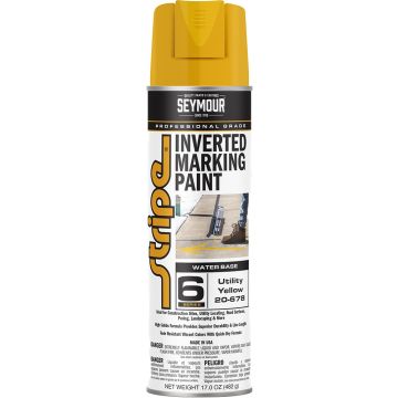 Seymour 20oz (17oz Fill) Utility Yellow Inverted Tip Marker