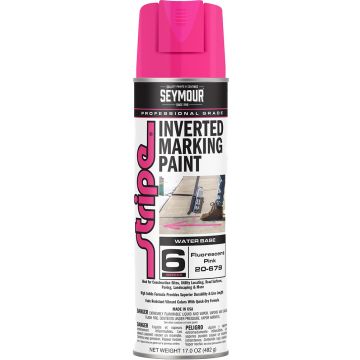 Seymour 20 oz. (17 oz. Fill) Fluorescent Hot Pink Stripe Waterbase Inverted Tip Marker