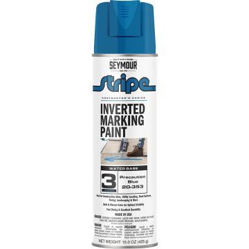 Seymour 20oz (16oz Fill) Precaution Blue 3 Series Inverted Water-Based Marker