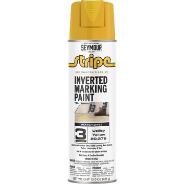 Seymour 20oz (16oz FILL) Utility Yellow 3 Series Inverted Water-Based Marker