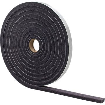 M-D 1/2" x 1/4" x 17' Gray Low Density Foam Tape Open Cell