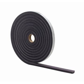 M-D 1/2" x 3/4" x 17' Gray Low Density Foam Tape Open Cell