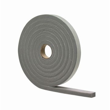 M-D 3/16" x 3/8" x 17' Gray Hi Density Foam Tape w/ Adhesive Closed Cell