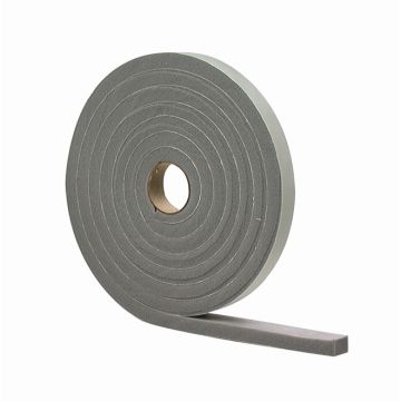 M-D 1/2" x 3/8" x 10' Gray Hi Density Foam Tape w/ Adhesive Closed Cell