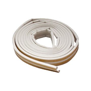 M-D 3/8" x 7/32" x 17' White P-Profile Extreme Temps Weatherstrip