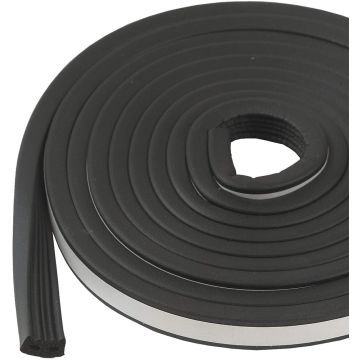 M-D 5/16" X 19/32" X 200' Black All-Profile EPDM Weatherstrip Roll (Bulk)