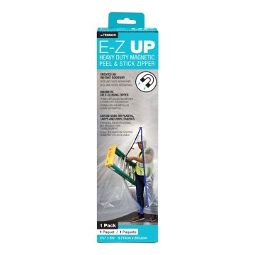 Trimaco E-Z Up Heavy Duty Magnetic Peel & Stick Zipper