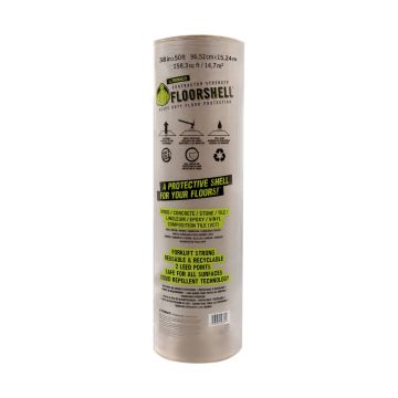 Trimaco 38" x 50' Floor Shell With Liquid Repellent Technology