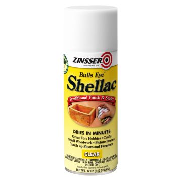 Zinsser 12oz Bullseye Clear Shellac Spray