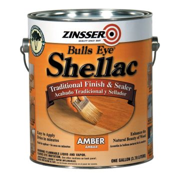 Zinsser 1gal Bullseye Amber Shellac