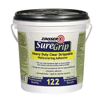 Zinsser 1G Suregrip 122 HD Clear Strippable Wallcovering Adhesive