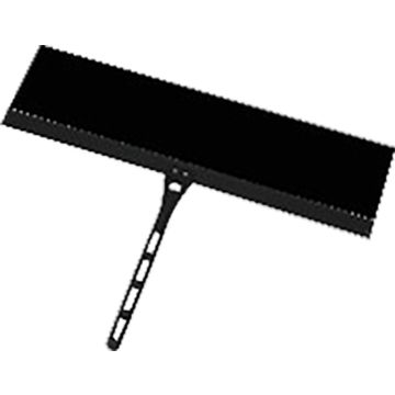 Warner 36" Plastic Spray Shield w/ 12" Plastic Pivot Handle (Case of 5)