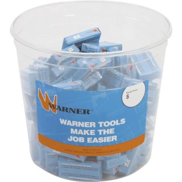 Warner 5Pk Single Edge Razor Blades (Case of 50)