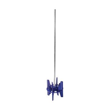 Warner 5 Gallon Plastic Paint Mixer 15" Round Metal Shaft Fits 3/8" Drill