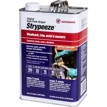 Savogran 1gal Strypeeze DCM & NMP FREE Paint & Varnish Remover