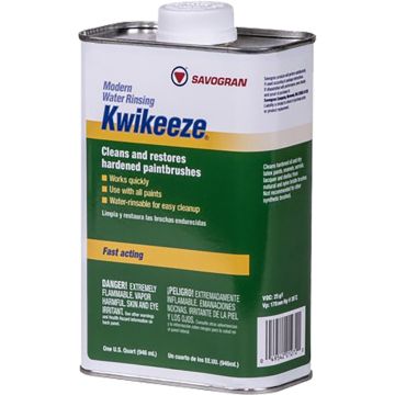 Savogran 1Qt Kwikeeze Brush Cleaner DCM & NMP FREE