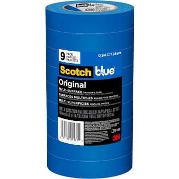 3M .94" x 60 yd (24 mm) ScotchBlue Original Painters Tape 9pk