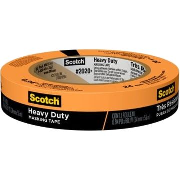 3M .94" x 60.1yd (24mm) Scotch Heavy Duty Masking Tape