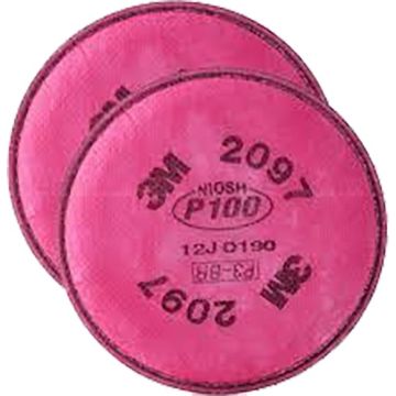 3M P100 Particulate Filter with Nuisance Level Organic Vapor Relief (Pair)