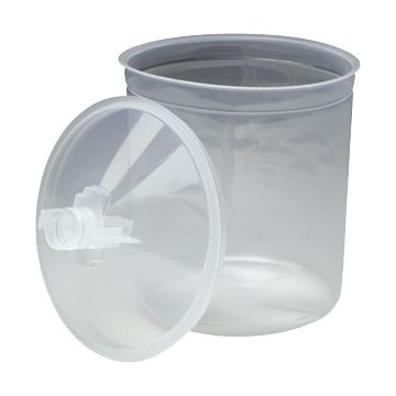 3M Standard (22oz) PPS Lid & Liner Kit (Includes Lid w/200 Micron Filter & Liner) (50 per Pack)